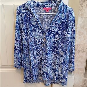 Lilly Pulitzer Blue Women's Top